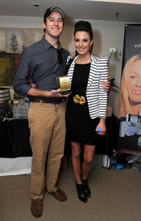Armie Hammer Jr. and Elizabeth Chambers at the 2011 DPA Golden Globes Gift Suite in California.