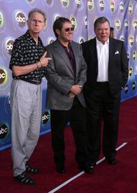 Rene Auberjonois, James Spader and William Shatner at the ABC TCA party.