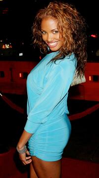 K.D. Aubert at the Los Angeles premiere of "Against the Ropes."