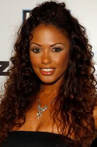 K.D. Aubert at the premiere of "The Grand."
