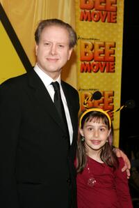 Darrell Hammond and daughter Mia Hammond at the premiere of "Bee Movie."