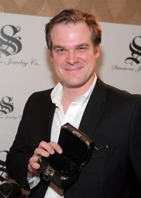 David Harbour at the HBO Luxury Lounge in honor of the 66th Annual Golden Globes.