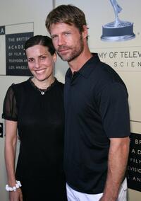 Melanie Shatner-Gretch and Joel Gretsch at the BAFTA/LA-Academy of Television Arts and Sciences Tea Party.