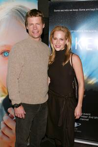 Joel Gretsch and Julie Benz at the New York premiere of "Taken."