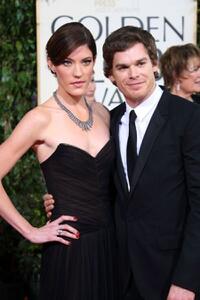 Jennifer Carpenter and Michael C. Hall at the 66th Annual Golden Globe Awards.