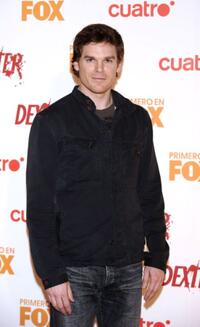 Michael C. Hall at the "Dexter" new season photocall.