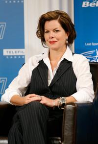 Marcia Gay Harden at the Toronto International Film Festival 2007, attends the the "Rails & Ties" press conference.