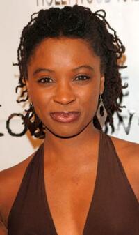 Shanola Hampton at the JHRTS "Young Hollywood" Holiday party.