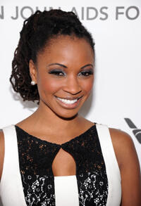Shanola Hampton at the 21st Annual Elton John AIDS Foundation Academy Awards Viewing party in California.