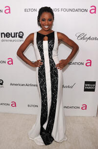 Shanola Hampton at the 21st Annual Elton John AIDS Foundation Academy Awards Viewing party in California.