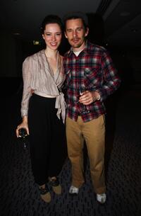 Rebecca Hall and Ethan Hawke at the Cherry Orchard after party.