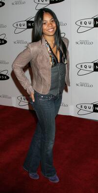 Regina Hall at the grand opening of Equinox Fitness Club.