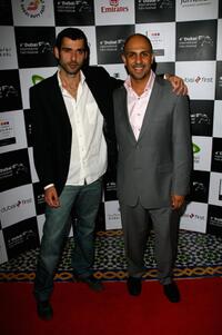 Kais Nashif and Anthony Azizi at the premiere of "AmericaEast" during the 4th Dubai International Film Festival.