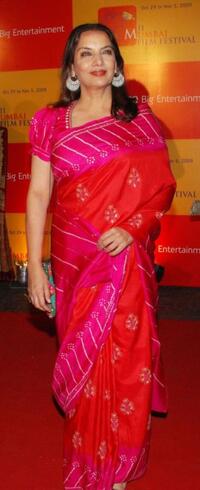 Shabana Azmi at the closing event of the 11th Mumbai Film Festival.