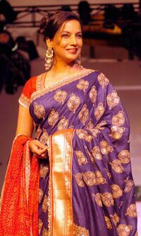 Shabana Azmi at the Lakme Indian Fashion Week (LIFW).