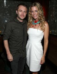 Chris Hardwick and Sheri Moon Zombie at the after party of the premiere of "Halloween II."