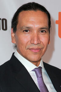 Michael Greyeyes at the "Woman Walks Ahed" premiere during the 2017 Toronto International Film Festival.