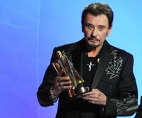 Johnny Hallyday at the 24th Victoires de la Musique annual ceremony, France's top music awards.