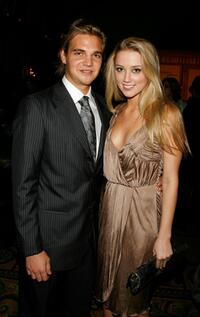 Taylor Handley and Amber Heard at the CW Network Winter TCA party.