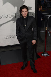 Kit Harington at the Season 3 California premiere of "Game Of Thrones."