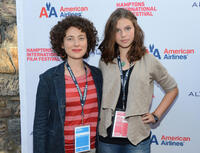 Jenny Deller and Perla Haney-Jardine at the New York premiere of "Sloan" during the 20th Hamptons International Film Festival.