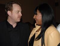 Pam Grier and Robert Greenblatt at the season 5 premiere party for "The L Word".