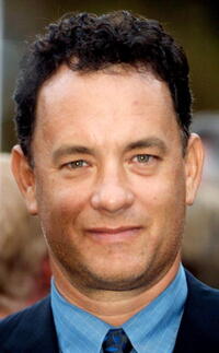 Tom Hanks at the film premiere of “Band Of Brothers” in Los Angeles, CA. 