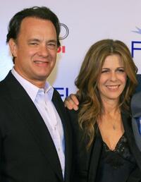 Tom Hanks and Rita Wilson at the premiere of "Beautiful Ohio" during the during AFI FEST 2006.