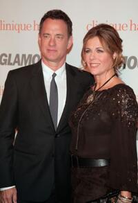 Tom Hanks and Rita Wilson at the Glamour Reel Moments party during the Directors Guild of America.
