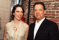 Rebecca Hall and Tom Hanks at the New York afterparty premiere of "Starter For Ten."