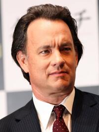 Tom Hanks at the press conference of "The Da Vinci Code."