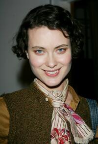 Shalom Harlow at the Domino Magazines Green party.