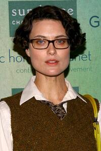 Shalom Harlow at the Sundance channels "The Green launch party."