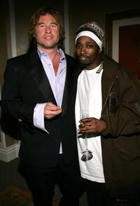 Eddie Griffin and Val Kilmer at the Clive Davis Annual Grammy Party.