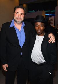 Eddie Griffin and George Gallo at the premiere of "Dysfunktional Family."