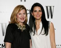 Virginia Healey and Angie Harmon at the Inaugural Avant-Garde Gala hosted by W Magazine and LACMA.