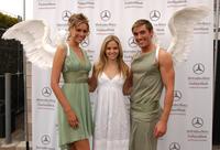 Nikki Griffin with the Gran Centenario angels at the Mercedes Benz Fashion Week.