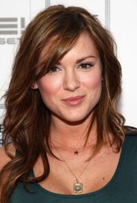 Danneel Harris at the Herve Leger by Max Azria Collection Launch party.