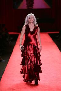 Emmylou Harris at the Heart Truth - Red Dress Fall 2006 fashion show "Tent" during the Olympus Fashion Week.