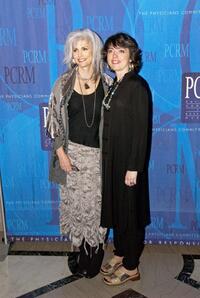 Emmylou Harris and Hallie Slocum at the Art of Compassion Gala.