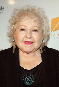 Estelle Harris at the opening of "Crystal Canine."