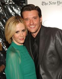 Sarah Paulson and Jason Butler Harner at the premiere of "Changeling."