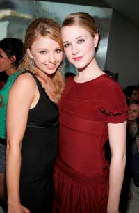 Elisabeth Harnois and Evan Rachel Wood at the after party of the premiere of "Pretty Persuasion."