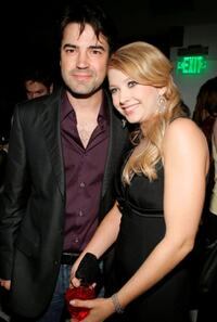 Ron Livingston and Elisabeth Harnois at the after party of the premiere of "Pretty Persuasion."