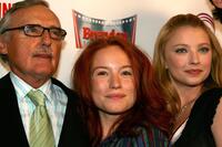 Dennis Hopper, Maria Thayer and Elisabeth Harnois at the opening of "Strangers With Candy."