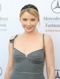 Elisabeth Harnois at the Mercedes-Benz Fashion Week.