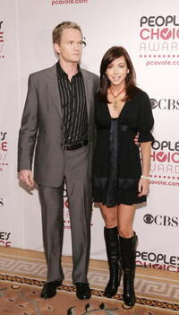 Alyson Hannigan and Neil Patrick Harris at the 33rd Annual People's Choice Awards nominations.
