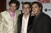 Gale Harold, Ted Allen and Scott Lowell at the premiere of "Queer as Folk."