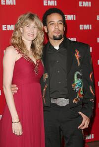 Laura Dern and Ben Harper at the EMI Post Grammy party.