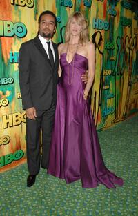 Ben Harper and Laura Dern at the HBO's Post Primetime Emmy Awards Reception.